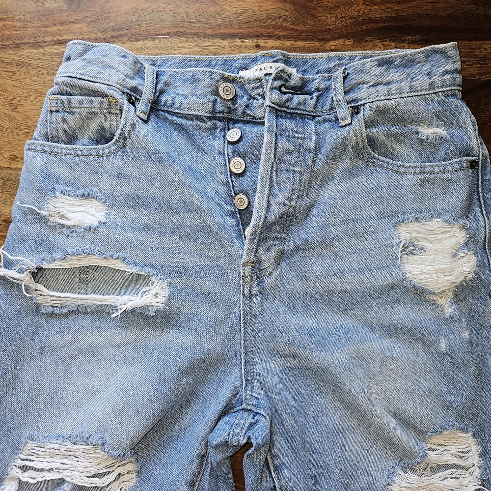 PacSun Light Blue Distressed Women's Jeans
